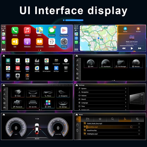 12.3" Android 12 GPS Wifi Radio Car Touch Screen For Audi A4 A4L A5 A5L 2017-20 - Picture 9 of 12