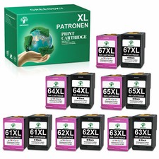 Combo Black Color pk Ink Cartridge 65XL 63XL 62XL 64XL 61XL for HP Printers Lot