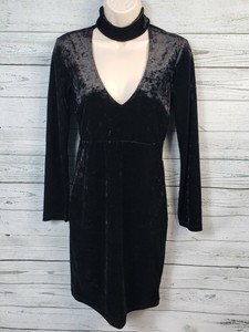 black velvet sheath dress