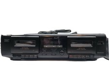 Sony TC-WE305 Stereo Cassette Deck Tape Player READ DESCRIPTION powers on.