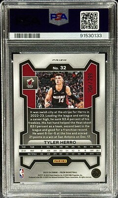 2023-24 Panini Prizm - Tyler Herro #32 Red Prizm /299 for