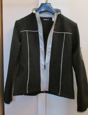 NEW Womens Danskin Activewear Black Jacket Zippered Pocket size M