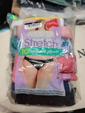 Hanes Womens 11-Pack Tagless Bikinis Underwear Sz 5/S Panties Breathable Cotton