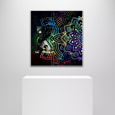  DigitalesBild  Kunstwerk  Babylon  Mesopotamia  Artwork  MA_ Green _#2