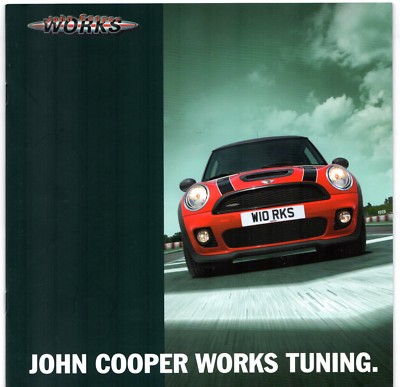 Mini John Cooper Works Tuning 2007-2008 UK Market Sales Brochure One Cooper D S