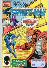Web of Spider-Man #19 (Marvel 1986) | RAW 8.5 VF+ | 1st Solo | 1st Humbug