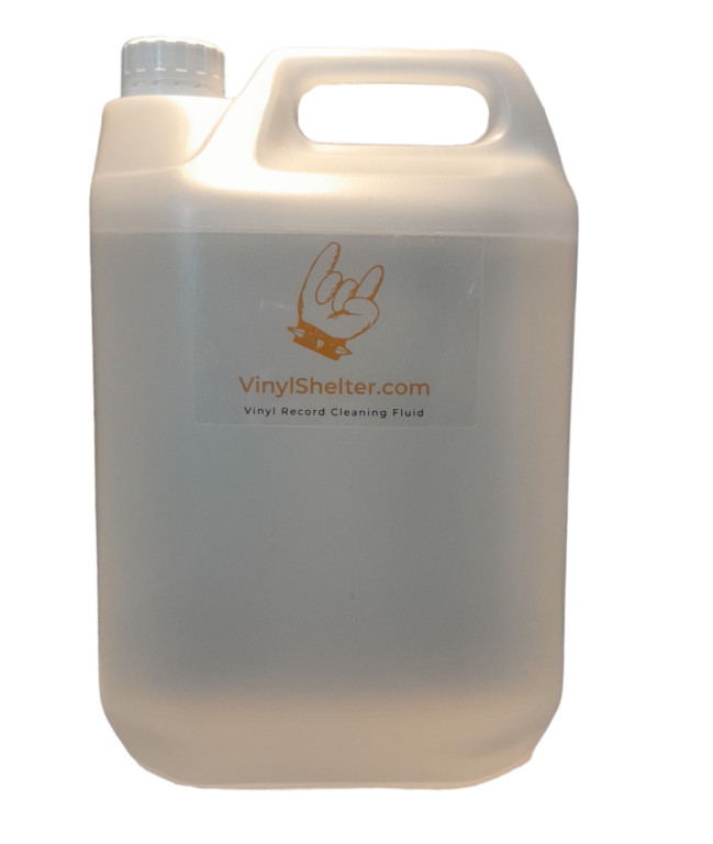 5L VINYL SHELTER Record Cleaning Fluid, ""The Best"", 5 Litre, Knosti, Spin Clean