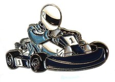 NEW Motor Racing Go Kart Enamel Metal Karting Motorsport Pin Badge Gocart