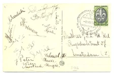 NETHERLANDS 1937 FOTO PPC --SPEC PM -WORLD JAMBORE BLOEMENDAAL F/VF 