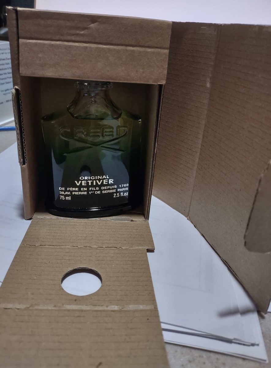 Creed Original Vetiver Eau de Parfum Spray for Men Unused Creed Original Vetiver Eau de Parfum Spray for Men Unused