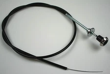1964 1965 1966 CHEVROLET TRUCK CHOKE CABLE WITH KNOB & RETAINING NUT 6 CYL OR V8
