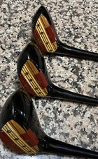 Vintage MacGregor Jack Nicklaus Duel Action CG1800 Set Of Woods. Driver,3, 5.