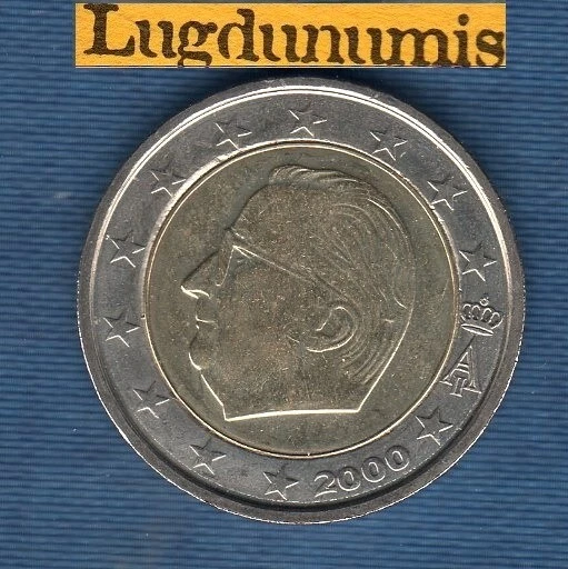 Belgique 2000 2 Euro Pièce neuve SUP SPL provenant d'un rouleau Belgium - Photo 1/1