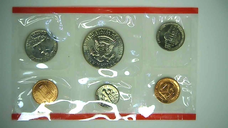 1987-P-D US Mint Set 10 Coins 22scr0412-6 - Image 4 of 4