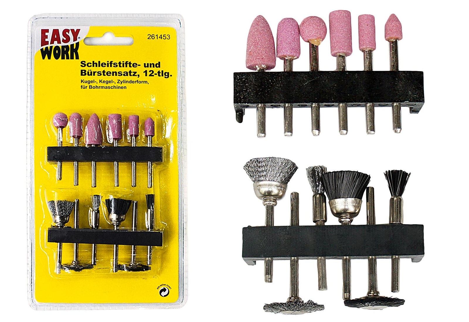 Easy Work Schleif- & Bürstenstiftesatz