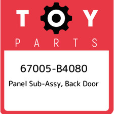 Subconjunto de panel Toyota 67005-B4080, puerta trasera 67005B4080, pieza original nueva OEM