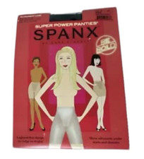 Spanx Superpower Panties Mid Thigh Shaper Size F Black New 8517