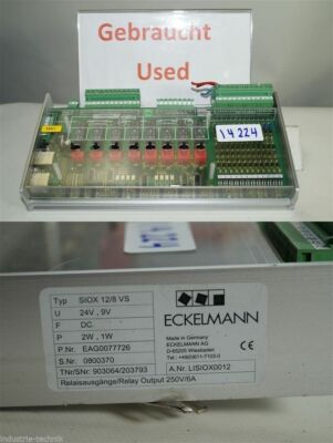 Eckelmann Siox 12/8 VS cooling unit control unit
