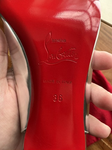 Christian Louboutin Tacones 36 Hecho en Italia SIN CAJA - LEER - Imagen 16 de 16