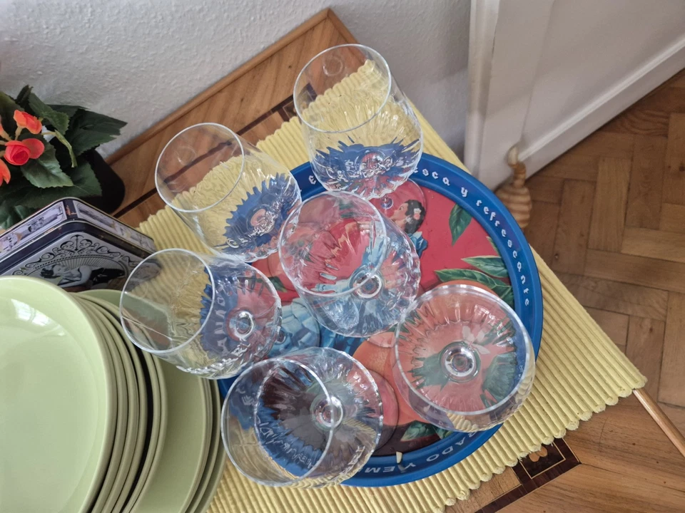 6 x Campari Bitter Spritz Glas 49cl Reliefdruck Gläser Struktur Cocktail 1343 - Bild 2 von 2