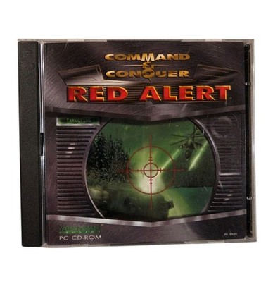Command & Conquer Red Alert PC CD-ROM 1996 2 Disc Set Klassiker