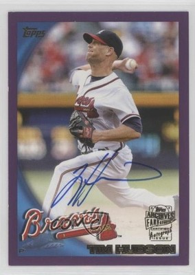 2022 Topps Archives 2010 Fan Favorites Purple /150 Tim Hudson #10FF-TH Auto 0t7c