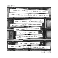 SPRINTS MANIFESTO NEW 12 INCH VINYL SINGLE