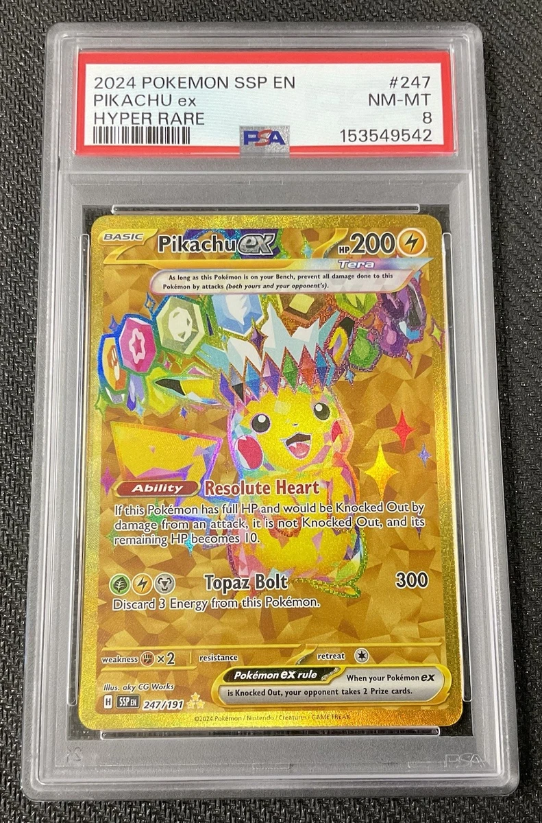 ポケモンカードゲーム 2022 POKEMON PIKACHU EX-MT PSA6 Pikachu Ex Pokémon TCG Cards for sale | eBay