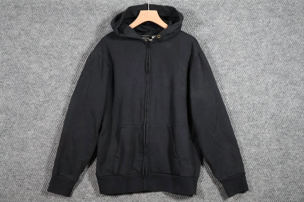 Vintage Camber Black Thermal Lined Full Zip Hoodie 2XL Made in USA
Opens in a new window or tab