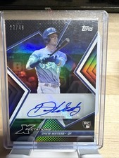 DREW WATERS /49 ROOKIE AUTO RC ROYALS 2023 23 TOPPS XPECTATIONS BLACK AUTOGRAPH