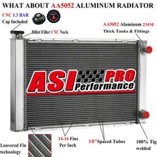 2 Row Aluminum Radiator Fits Chevy Sbc 350 Double Pass 2 Row Aluminum Radiator Fits Chevy Sbc 350 Double Pass