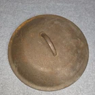 Vintage Lodge No.8 Cast Iron Dutch Oven Lid 10 1/2" Basting Points