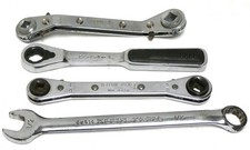Bundle of 4 Ratchets: Uniweld, GearRatchet, Yellow Jacket, Klein Tools