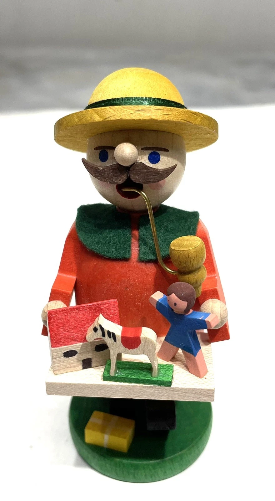 Rauchmann Mini Wood Toy Seller German Smoker Incense Burner NEW in BOX