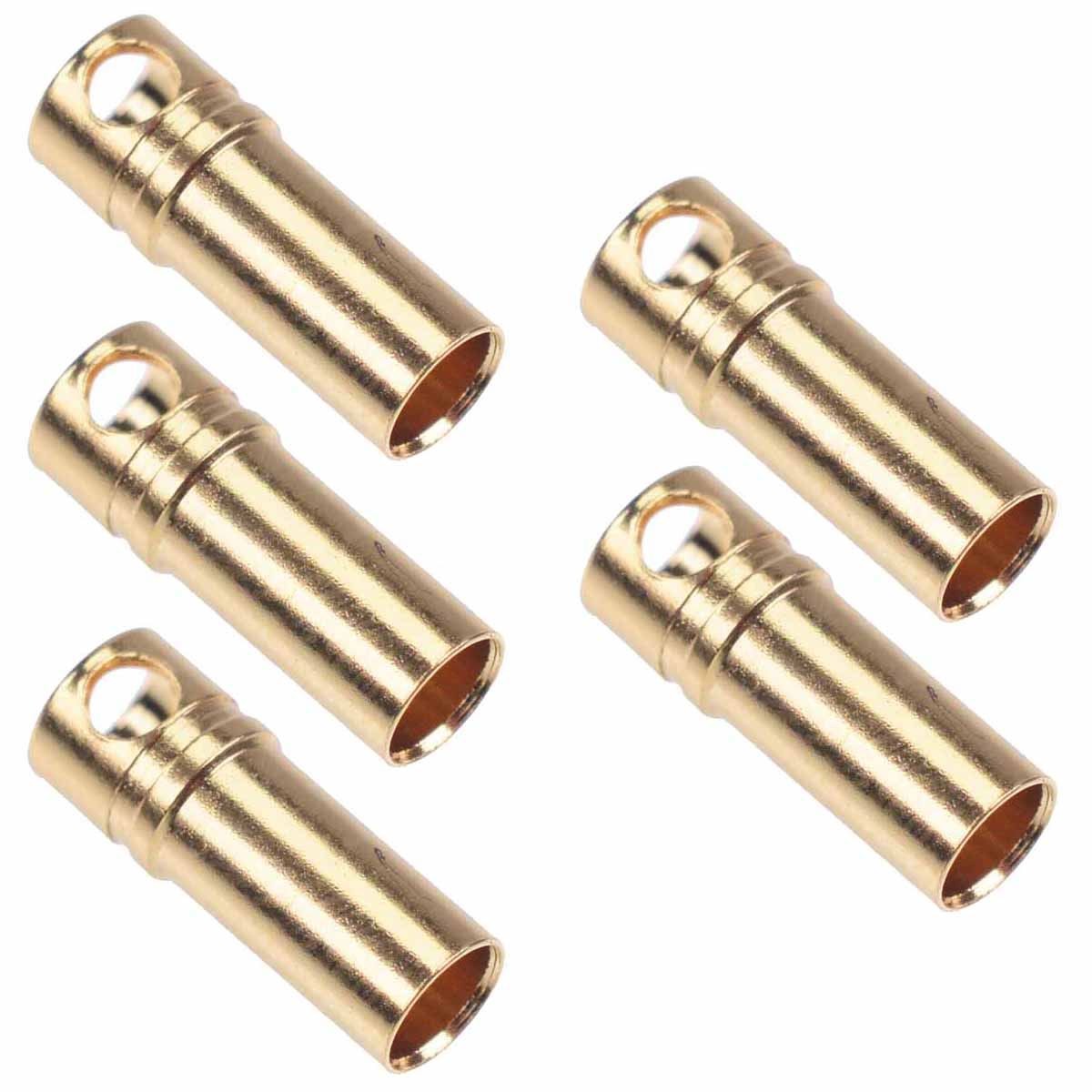5 x Female 3.5mm Gold Banana Test Socket 25A GC3510