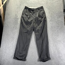 Brooks Brothers 346 Pant Mens 35x32 Brown Wool Dress Straight Business Career