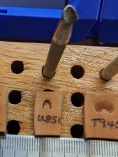 #U859 MULES FOOT LEATHER TOOLING STAMP