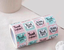 Sticker THANK you for your ORDER Kleingewerbe Aufkleber Rechnungen verschönern