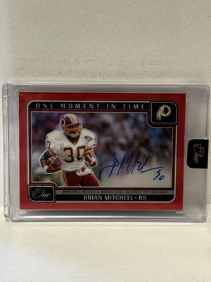 2024 Panini One BRIAN MITCHELL One Moment In Time Auto /60