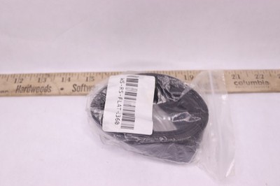 Bulb Seal Weather Stripping Black WS-RS-FLAT-4-1360