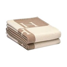 Fcteap h Blanket Soft Throw Blanket Faux Fleece Cashmere Plaid Warm Shawl Thi...