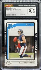 2024 Panini Donruss Rated Rookie Caleb Williams #327 CGC 9.5 Mint+ Rookie RC