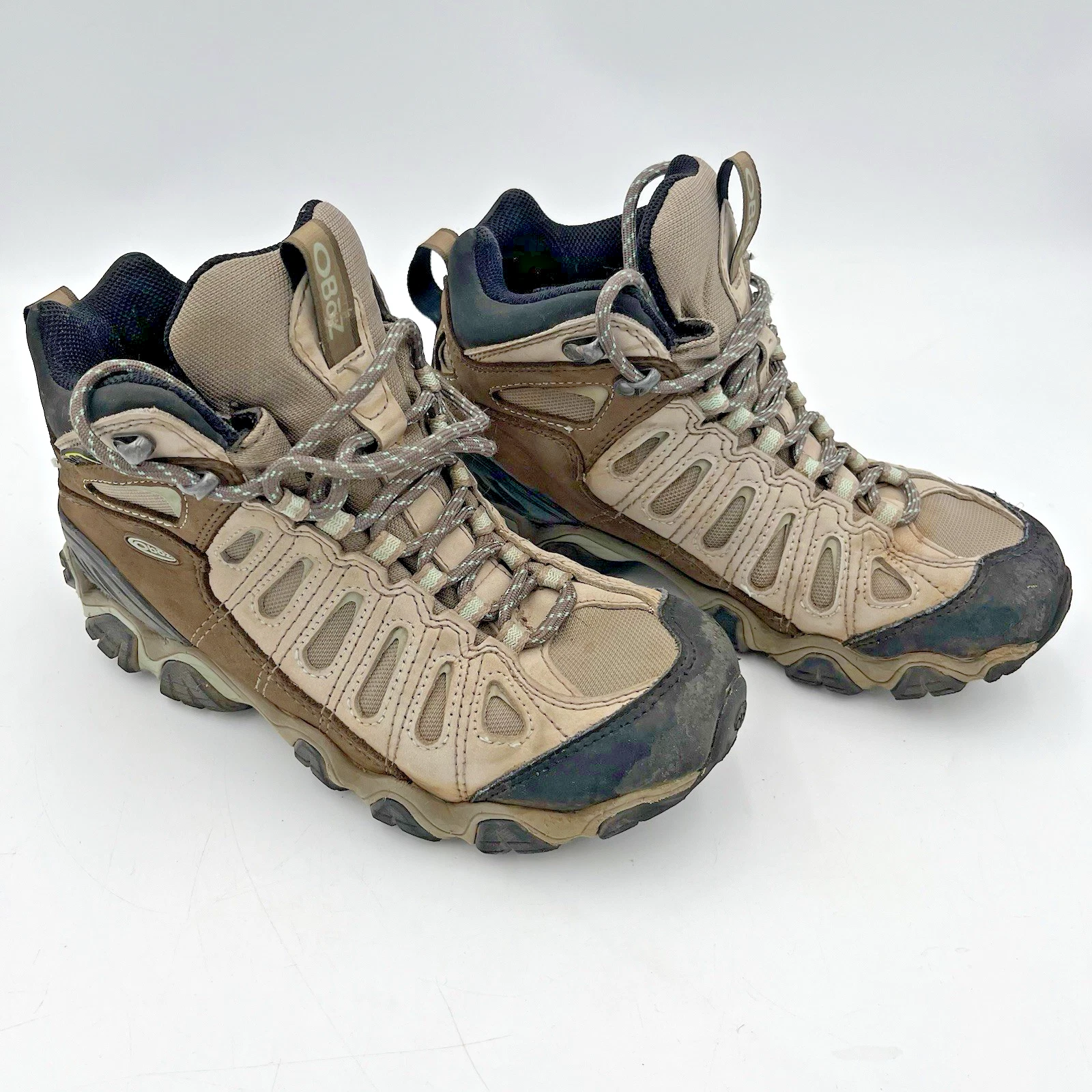 Oboz Sawtooth Women's Size 6.5 Brown Trail Hiking Camping Waterproof Boots