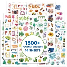 Planner Stickers - Calendar Stickers for Celebration and Decoration, 12 Month...