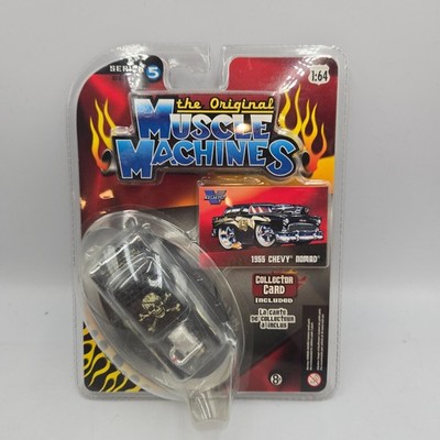 The Original Muscle Machines Series 5 1955 Chevy Nomad Black