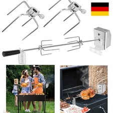 Grillrotisserie Drehspieß Set mit Motor inkl...