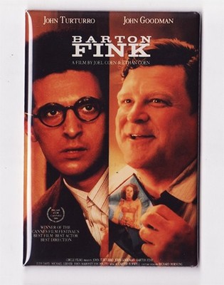 BARTON FINK (1991) - 2''x3'' MOVIE POSTER MAGNET (coen bothers vhs)