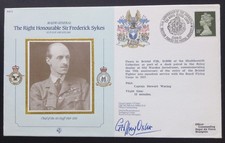 1987 Frederick Sykes Bristol Fighter Commemorative Cover SIGNED Capt. G J Oxlee