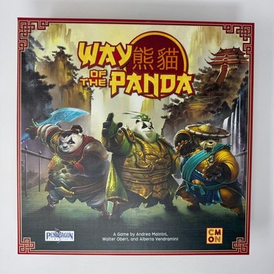 Way of the Panda Board Game CMON Pendragon Game Studio WPA001 Unpunched New Open