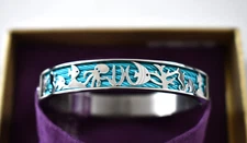 NEW CHARRIOL Geneve FOREVER Teal and Silver MARINE Bracelet Size S/Small